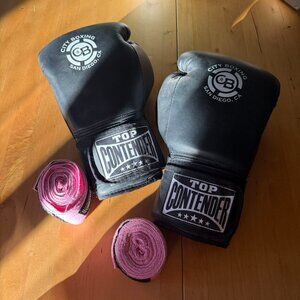 Boxing Gloves And Wrappers